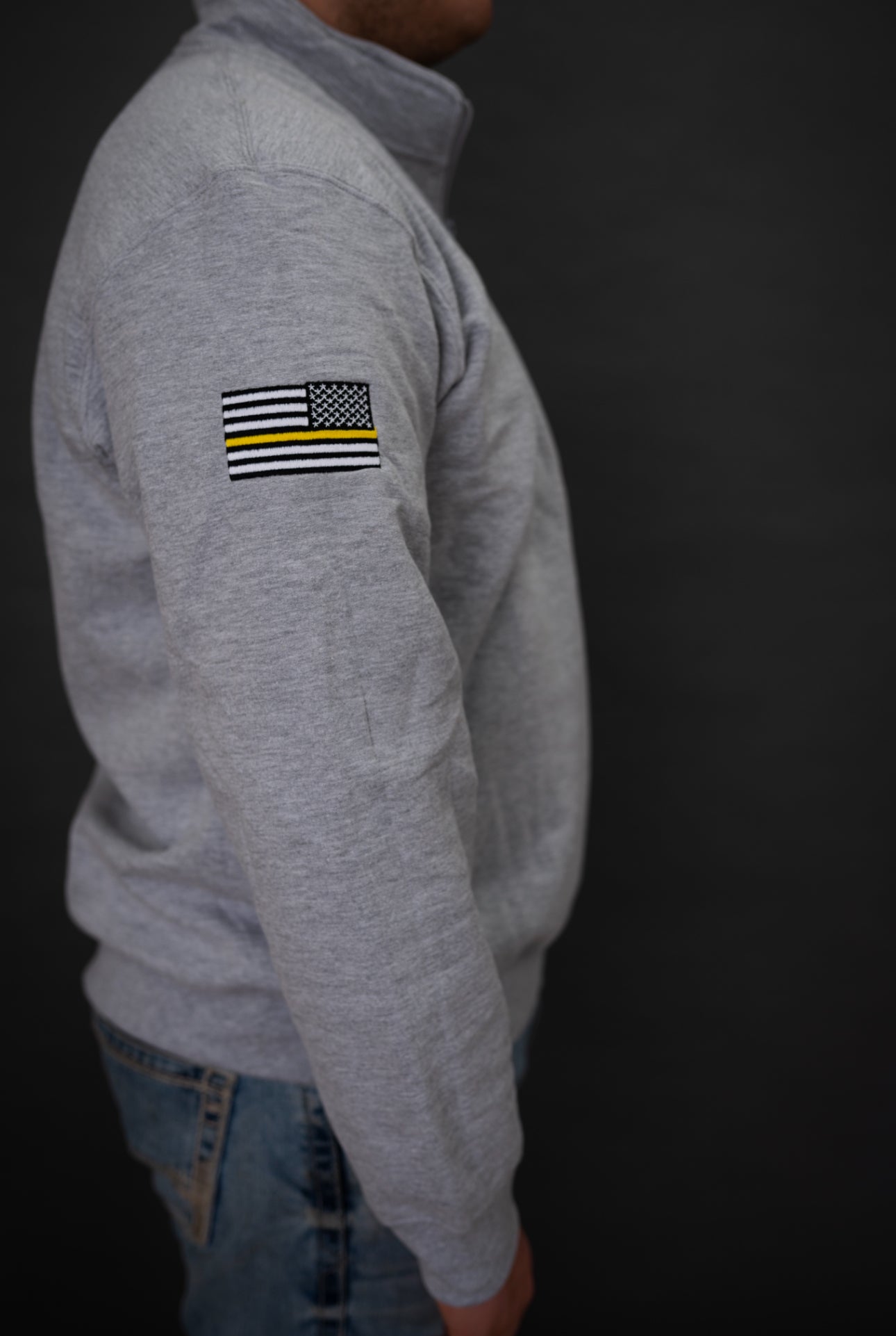 Light Grey Quarter Zip